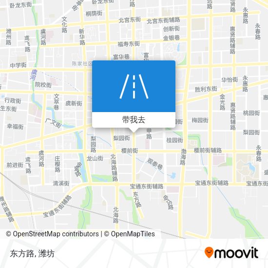 东方路地图