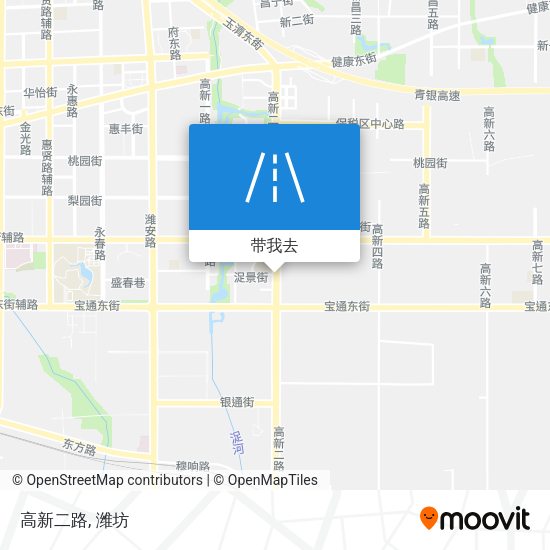 高新二路地图