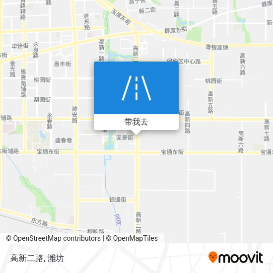 高新二路地图