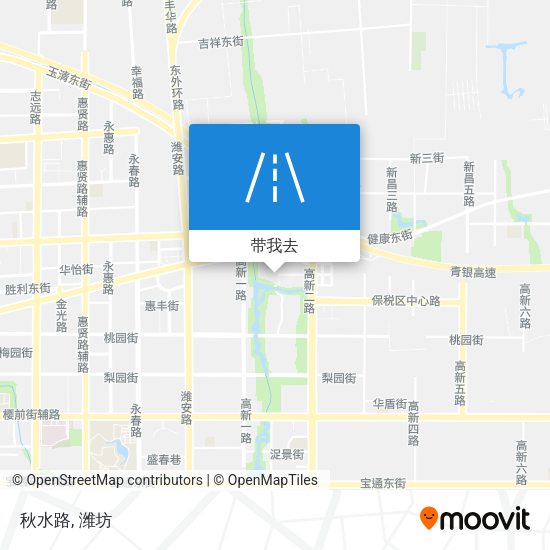 秋水路地图