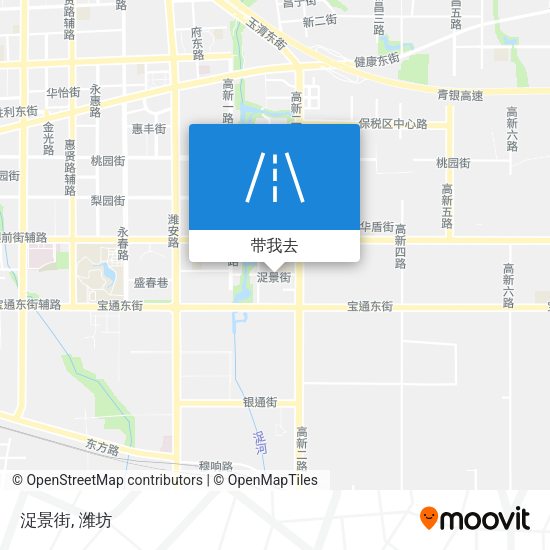 浞景街地图