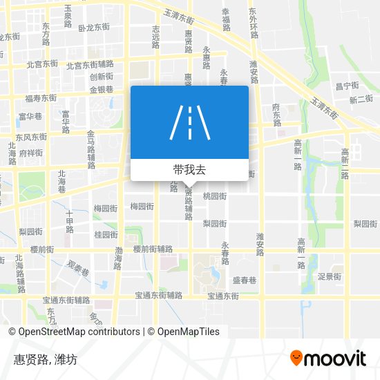 惠贤路地图