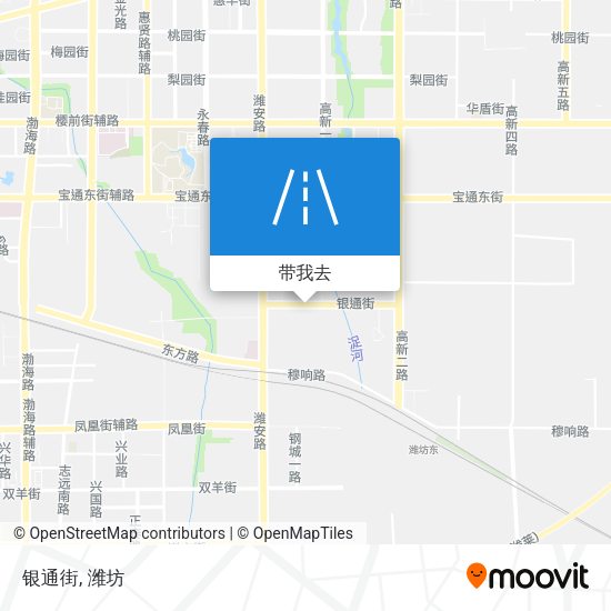 银通街地图