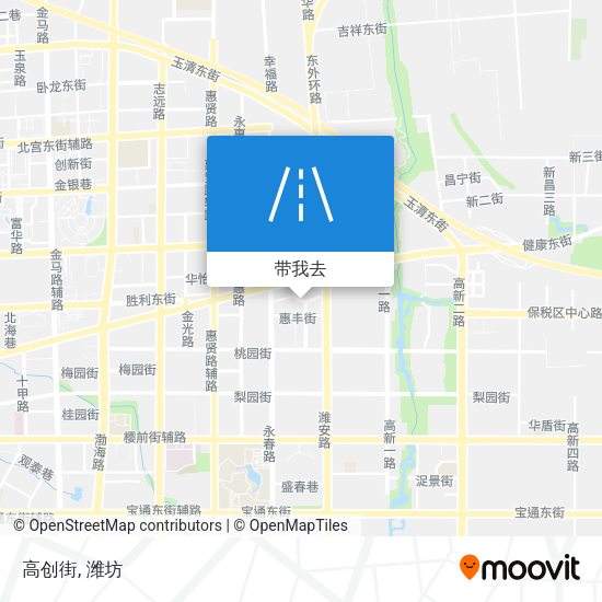 高创街地图