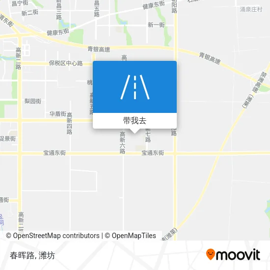 春晖路地图