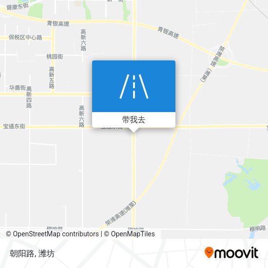 朝阳路地图