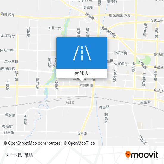 西一街地图