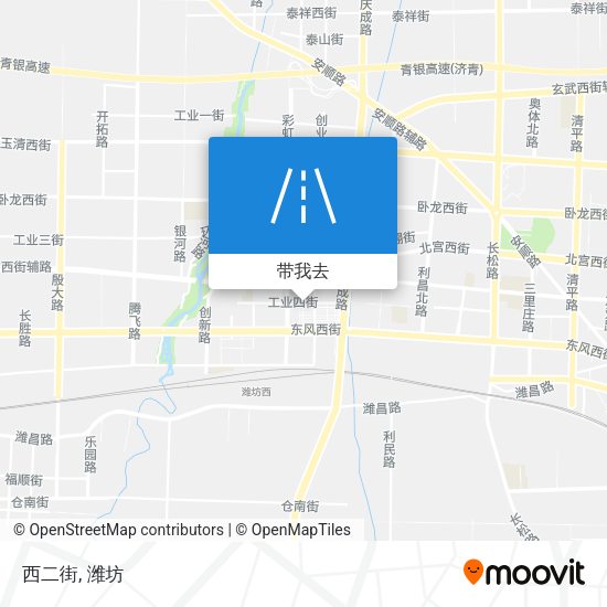 西二街地图