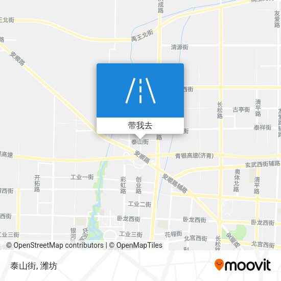 泰山街地图