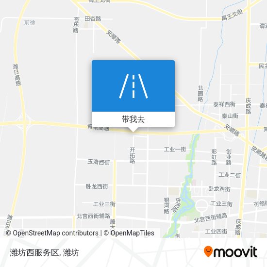 潍坊西服务区地图