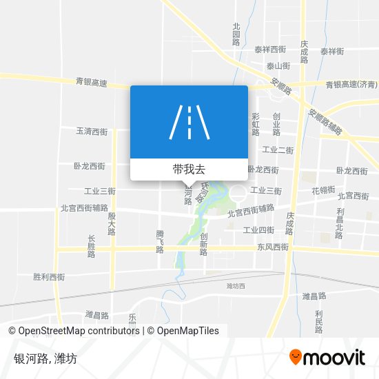 银河路地图
