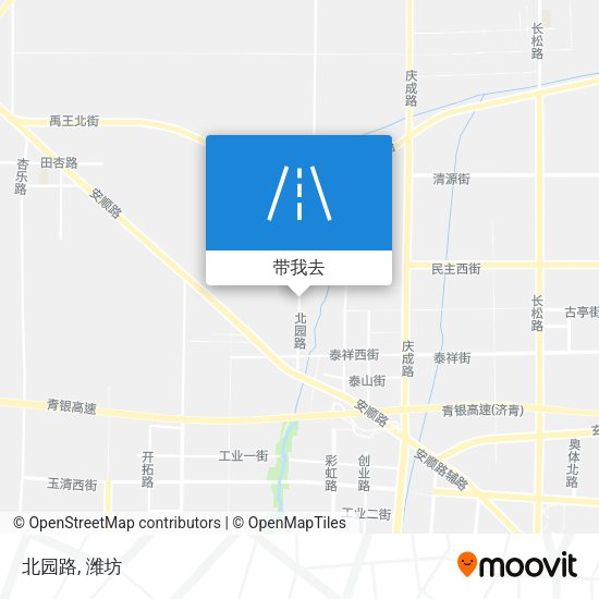 北园路地图