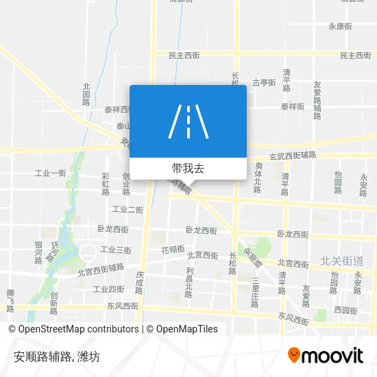 安顺路辅路地图