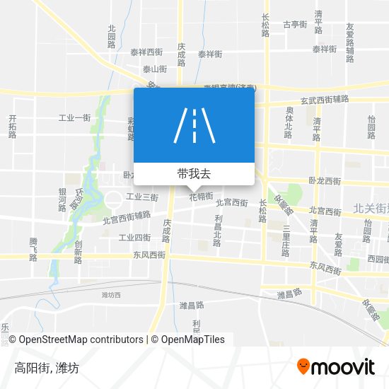 高阳街地图
