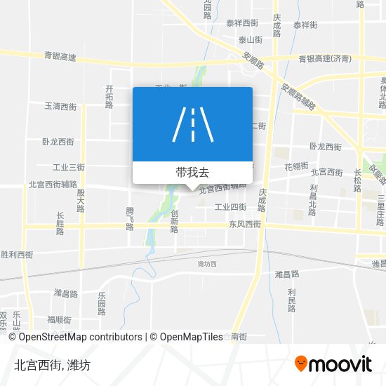 北宫西街地图