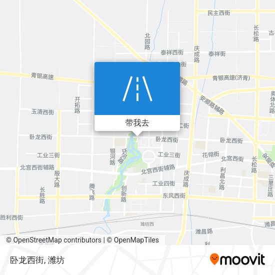 卧龙西街地图