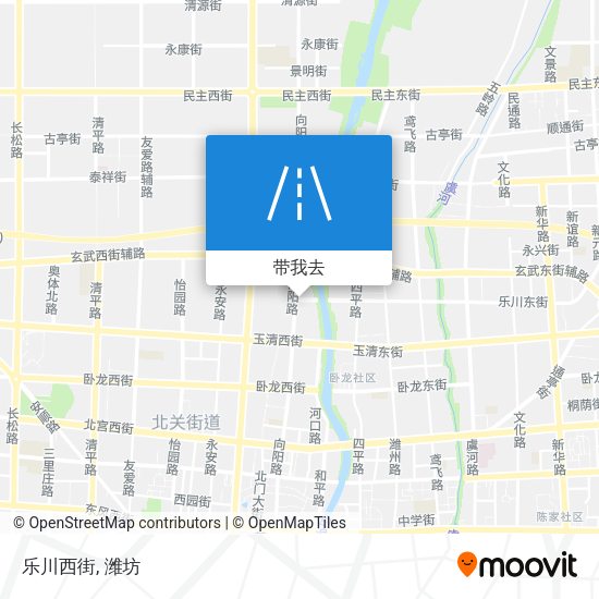 乐川西街地图