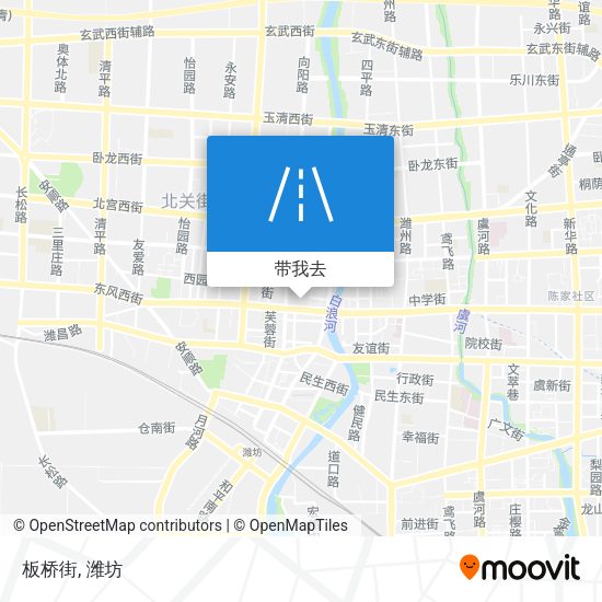 板桥街地图