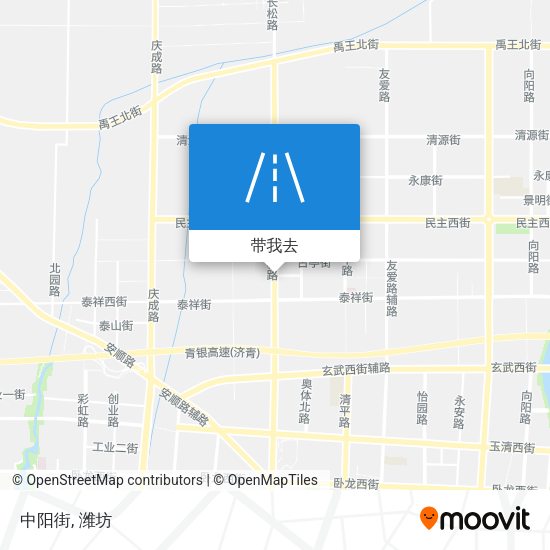 中阳街地图