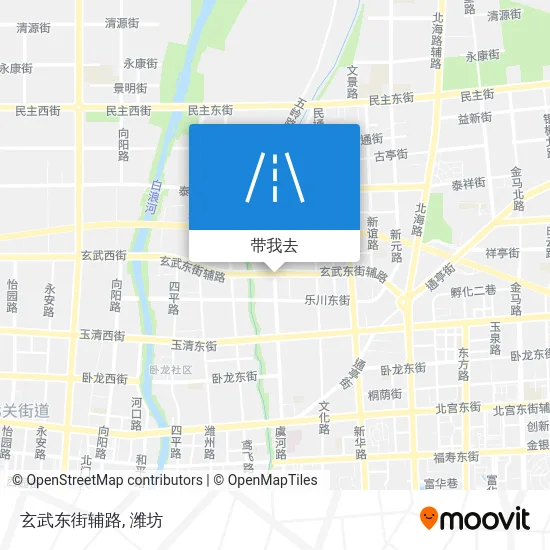 玄武东街辅路地图