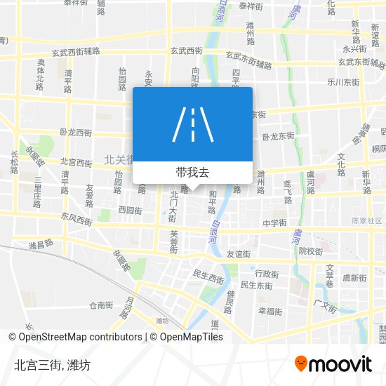北宫三街地图