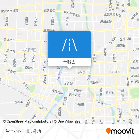 苇湾小区二街地图