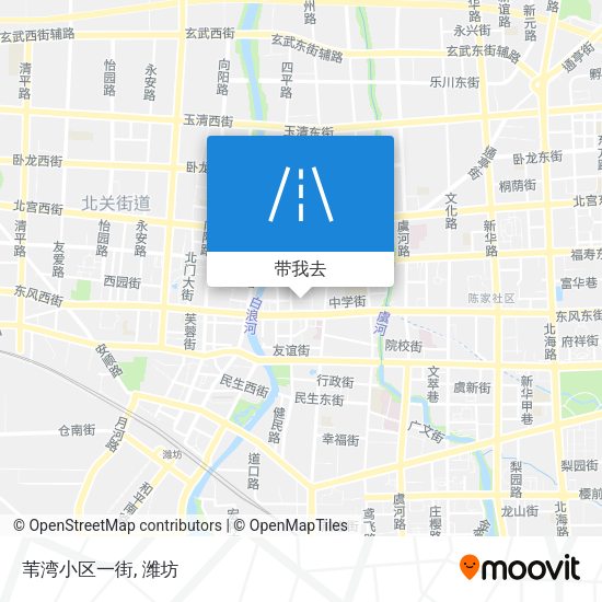 苇湾小区一街地图