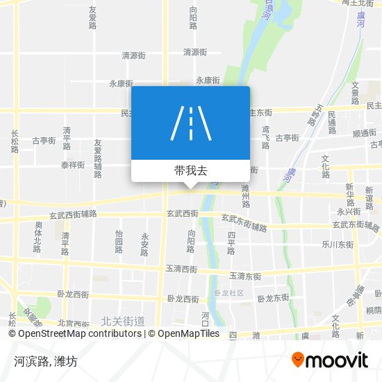 河滨路地图