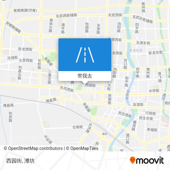 西园街地图