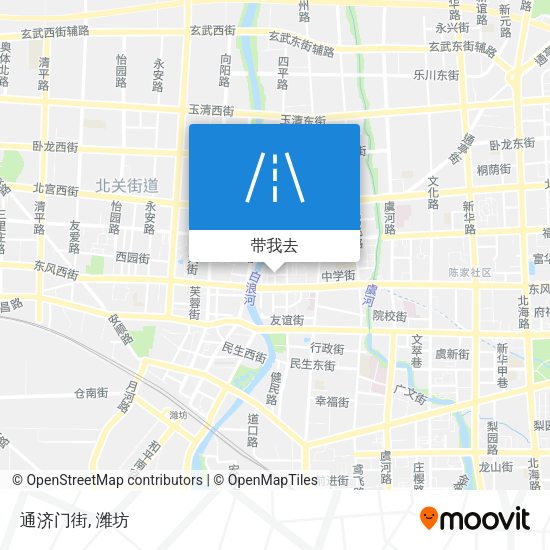 通济门街地图