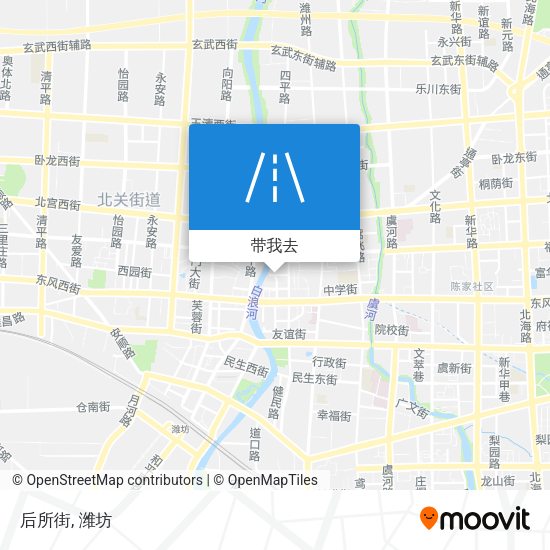 后所街地图