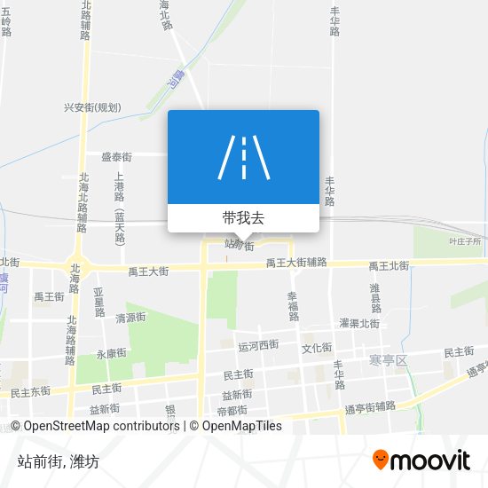 站前街地图
