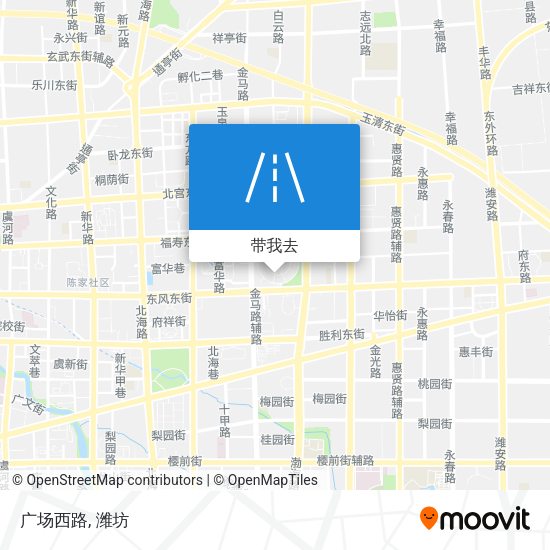 广场西路地图