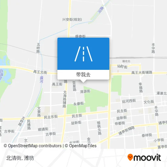 北清街地图