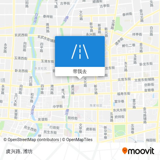 虞兴路地图