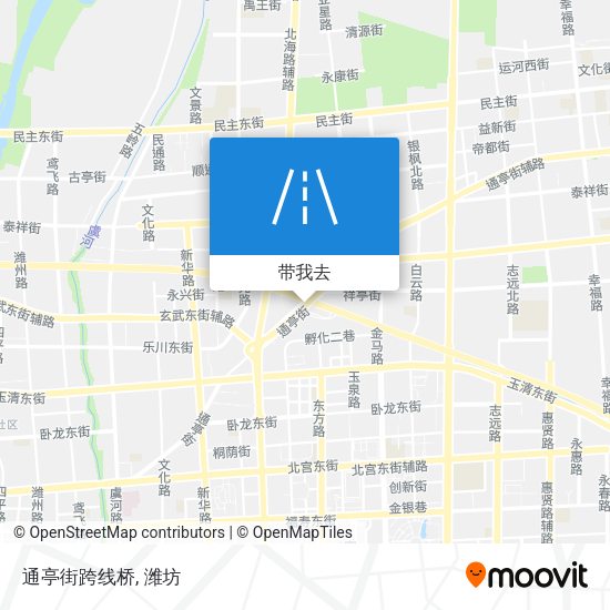通亭街跨线桥地图