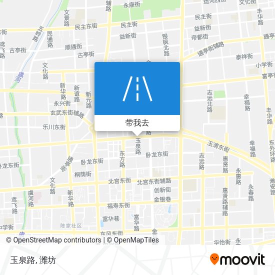 玉泉路地图