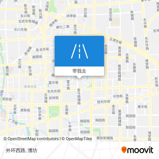 外环西路地图