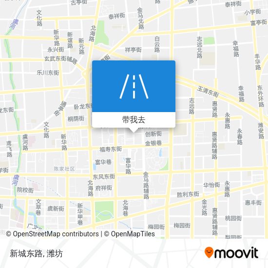 新城东路地图