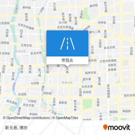 新元巷地图