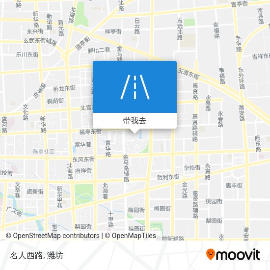 名人西路地图