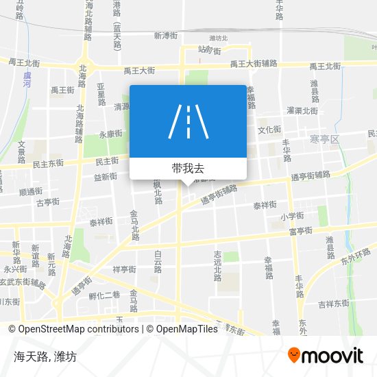 海天路地图