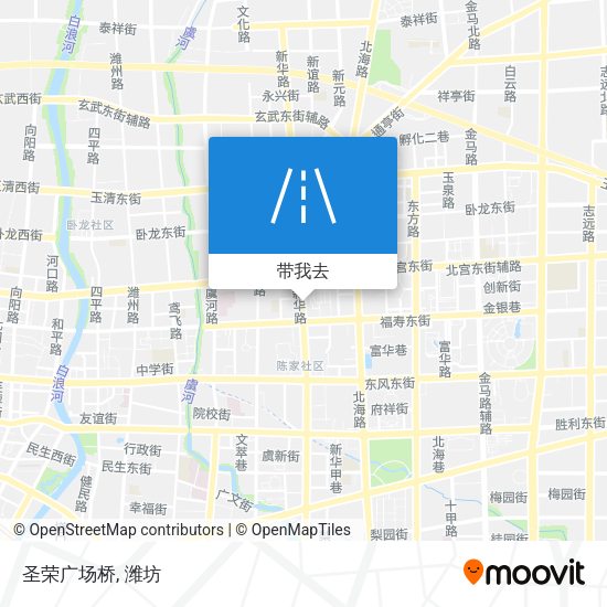 圣荣广场桥地图