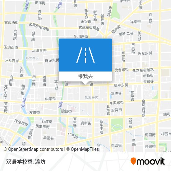 双语学校桥地图
