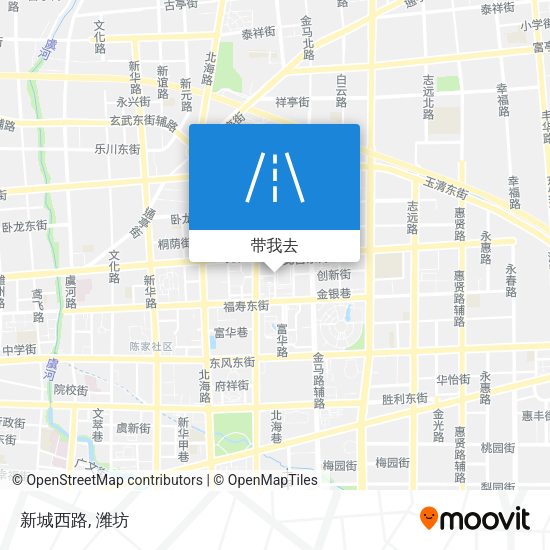 新城西路地图
