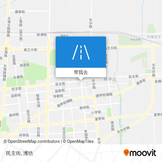 民主街地图