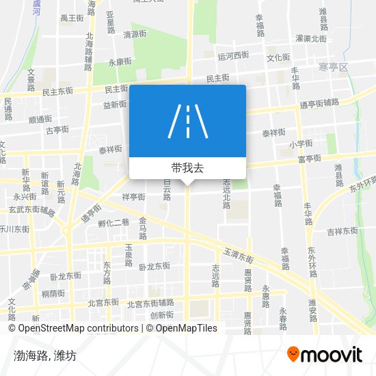渤海路地图