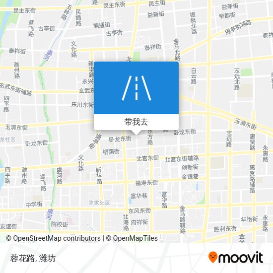 蓉花路地图