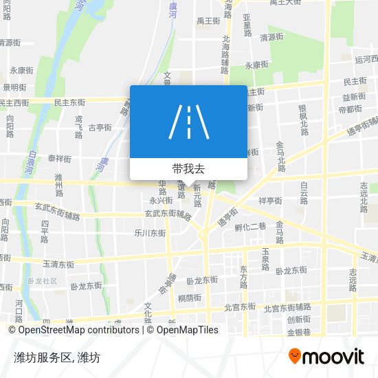 潍坊服务区地图