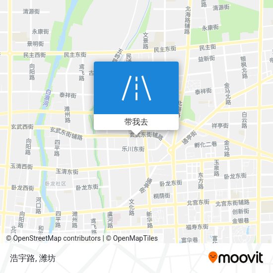 浩宇路地图